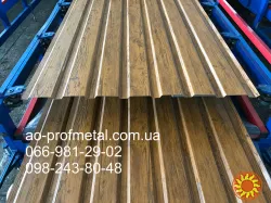 Профнастил с рисунком дерево под Ольху.