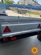 Легковий причіп з оцинкованими бортами 200х130х40