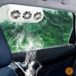 Автомобільний сонячний витяжний вентилятор з USB