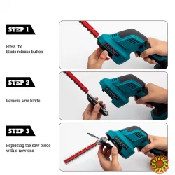 2 в 1 Акумуляторний Садовий Кущоріз