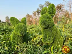 Паркові скульптури із штучного газону для парків на замовле