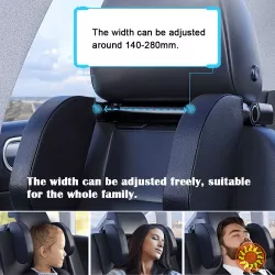 Регульований підголівник для авто | Комфорт у поїздках та підтримка шиї.