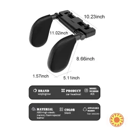 Регульований підголівник для авто | Комфорт у поїздках та підтримка шиї.