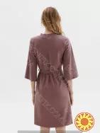 Жіночий халат на поясі "Midnight" (16332) (арт. 1185)