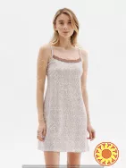 Нічна сорочка жіноча з мереживною обробкою "Midnight" (16518) (арт. 1570)