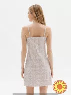 Нічна сорочка жіноча з мереживною обробкою "Midnight" (16518) (арт. 1570)