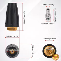 Турбонасадка 360° для мийки високого тиску.