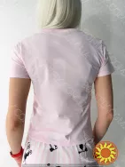 Жіноча піжама з футболкою і шортами "Roksana" (12276) (арт. 1759)