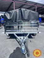 Причіп 200х130х40 цинк+нержавіючо сталь"Дніпро"