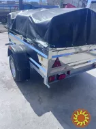 Причіп 200х130х40 цинк+нержавіючо сталь"Дніпро"