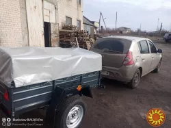 Новый прицеп с завода