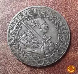 Талер 1531 року. Саксонія-Курляндія. Йоганн Фрідріх і Георг. Копія.