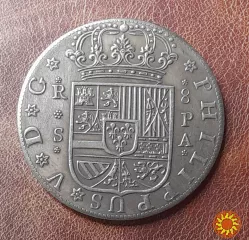 Іспанія. 8 реалів 1731 року Копія.