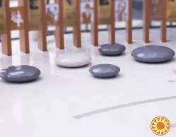 Художественная мебель в форме гальки для торговых центров под заказ.