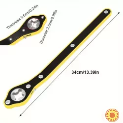 Ручка з храповим механізмом для автомобільного домкрата