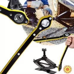 Ручка з храповим механізмом для автомобільного домкрата