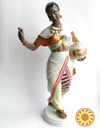 Реставрация фарфора и керамики «танцующая индианка» восстановление разбитых статуэток