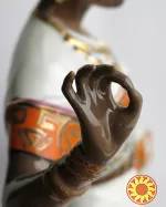 Реставрация фарфора и керамики «танцующая индианка» восстановление разбитых статуэток