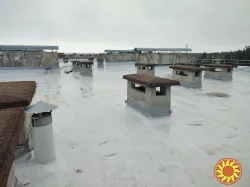 Ремонт, устройство плоской кровли, ПВХ мембраной