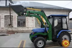 Навісний фронтальний навантажувач КУН на міні-трактор