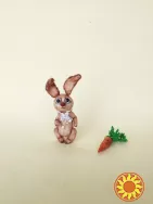 Заєць, мініатюрна іграшка