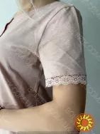 Жіноча нічна сорочка з коротким рукавом "Grace" (арт. LDK 103/21/01)