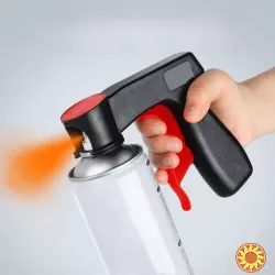 Ручка з фіксатором для аерозольних балончиків –