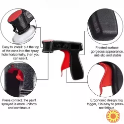 Ручка з фіксатором для аерозольних балончиків –