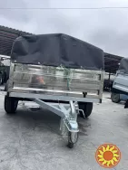 Причіп із нержавіючої сталі моделі "Дніпро-200х130х40"