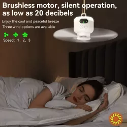 Портативний стельовий вентилятор 8000 мАг