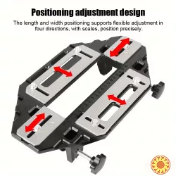 Точний деревообробний пристрій  шарнірний затискач.