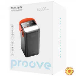 Потужний павербанк Proove Powerbox 60000mAh 65W Black