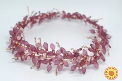 Прикраса для волосся, діадема, віночок, корона довжина 30 см