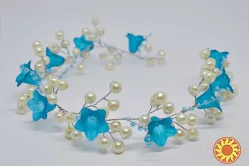 Прикраса для волосся, діадема, віночок, корона довжина 30 см