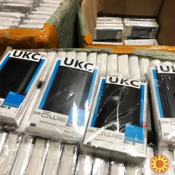 Мобільна зарядка портативна Power Bank 30000 mAh UKC, Зовнішній акумулятор, Зарядка power bank. Колір: чорний