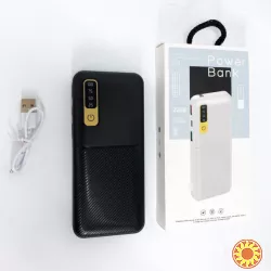 Портативний зарядний пристрій Павербанк 10000 mAh 2хUSB Smart Tech. Колір: чорний