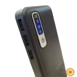 Портативний зарядний пристрій Павербанк 10000 mAh 2хUSB Smart Tech. Колір: чорний