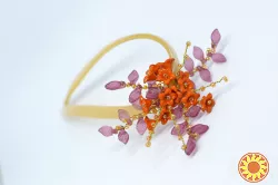 HandMade Декоративна квіткова шпилька в волосся 11, 5см,