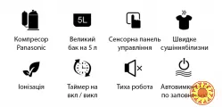 Aircond A-30L: Осушувач з Wi-Fi і іонізатором – надійний захист від вологи та плісняви