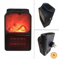 Портативний обігрівач тепловентилятор камін Flame Heater 900 Вт