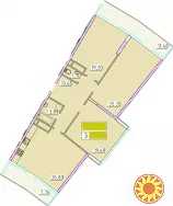 Продам 3 кімнатну квартиру в Аркаді ТОРГ