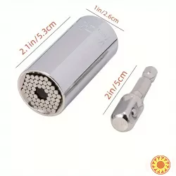 Універсальна головка для динамометричного ключа 7-19 мм.