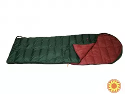 Облегчённый пуховый спальный мешое одеяло с капюшоном на рост до 192 см.