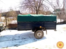 Легковой одноосный прицеп усиленный