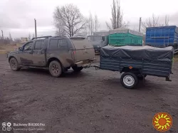 Легковой одноосный прицеп усиленный