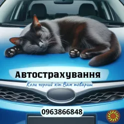 Послуга страхування Вашої автівки