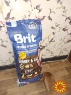 Brit Premium Light turkey&oat 15 кг. Для всех размеров