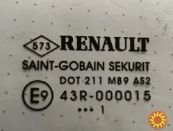 Бу стекло двери задней правой Renault Megane 3, 823000026R, универсал.