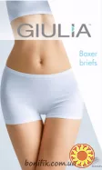 Жіночі білі безшовні труси-шорти "Boxer Briefs"