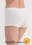 Жіночі білі безшовні труси-шорти "Boxer Briefs"